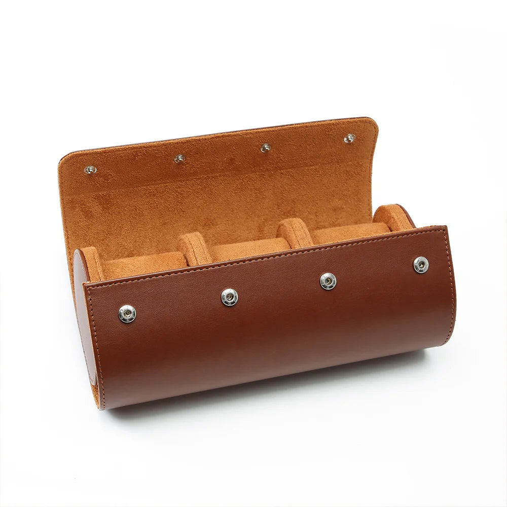 Triple Watch Leather Case
