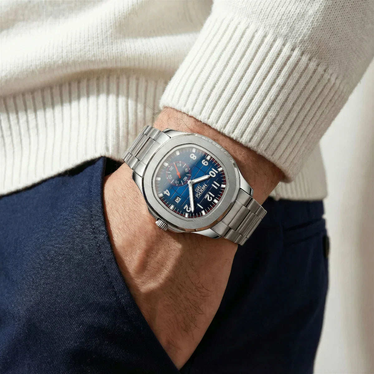 Philip Watches® President Silver Green